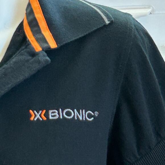 X-Bionic Womens Lady Black Short Sleeve Golf Polo Shirt Size Small - Picture 8 of 16